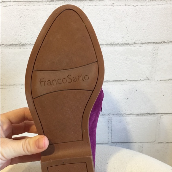 Franco Sarto, Women’s Purple Andie Chain Loafer - Picture 6 of 6